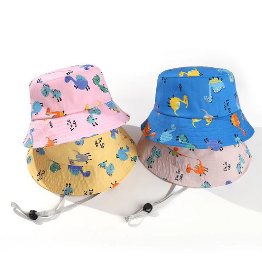 Dinosaur Bucket Hat - Baby Sun Protection | Breathable & Stylish - TinyTreasures